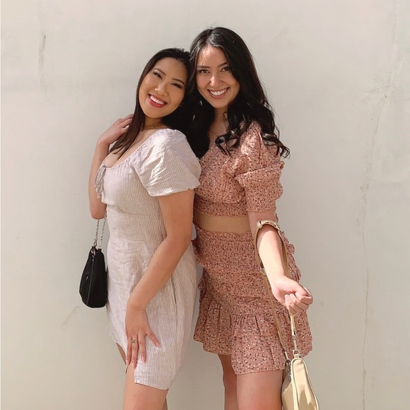 Pink floral ruffle nasty gal set - Picture 6 of 7